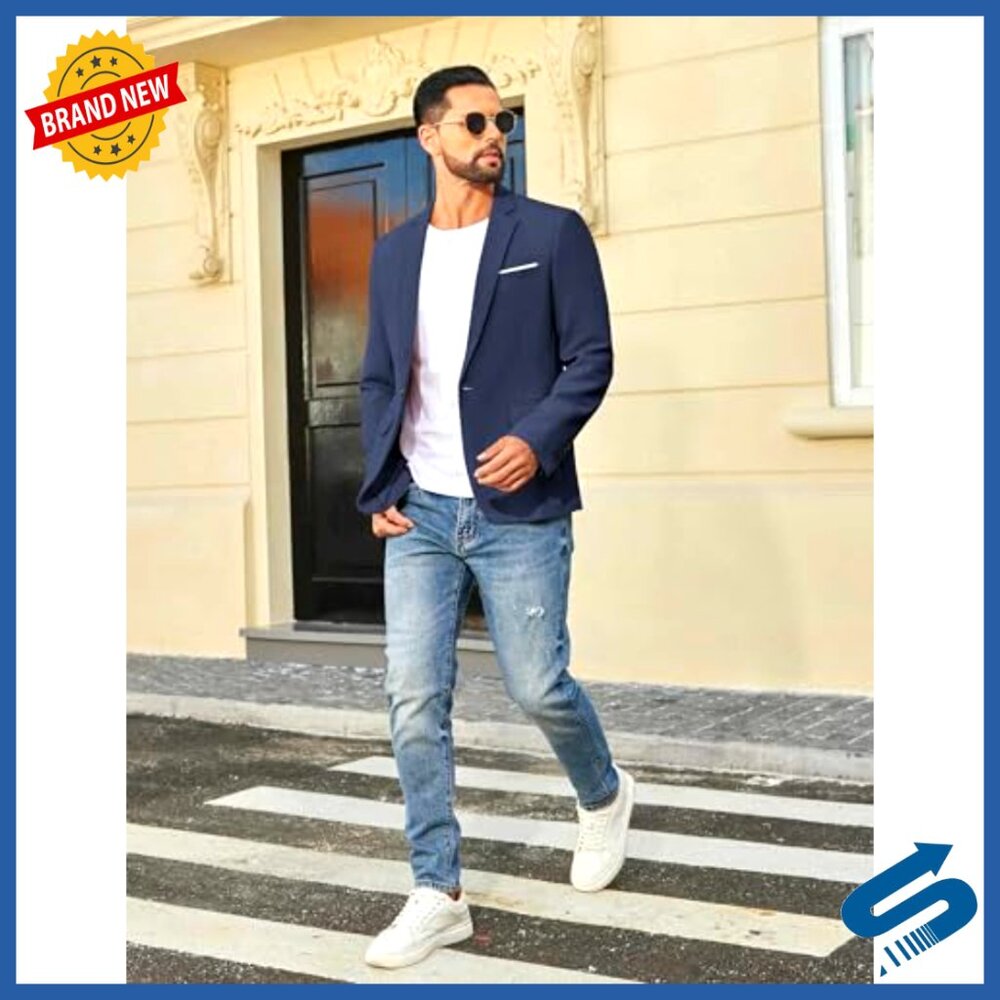 Lightweight Regular Fit Blazer One Button Sport C… - image 4